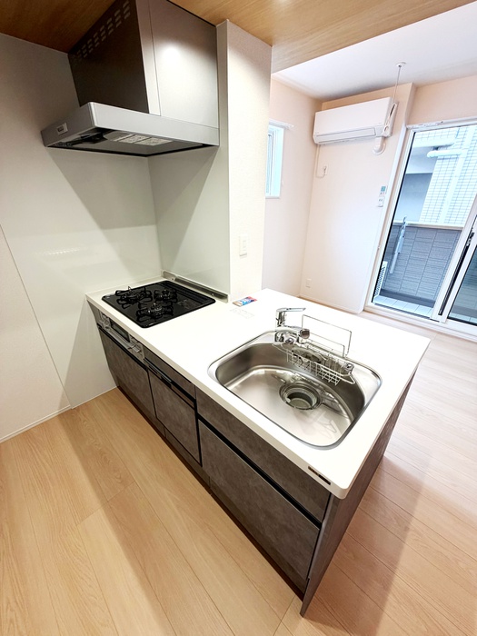 建物外観　建築中