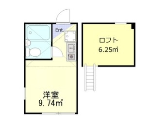 ＪＲ山手線 上野駅 徒歩7分 2階建 築15年の間取り写真