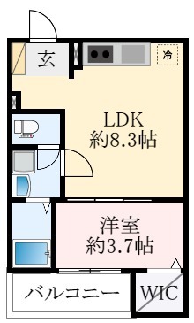 F+style天美東8丁目の間取り写真