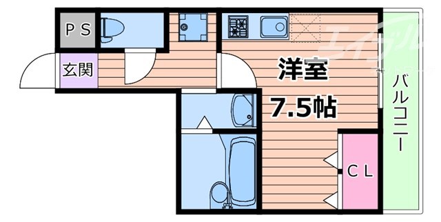 プリエール新大阪サウスの間取り写真