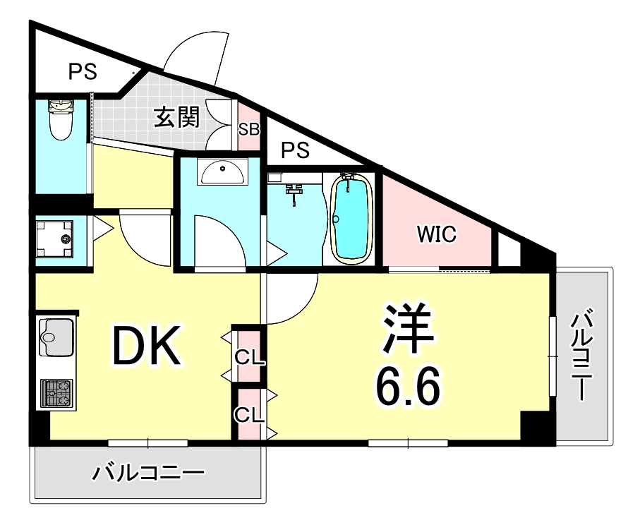 サンマリン名谷の間取り