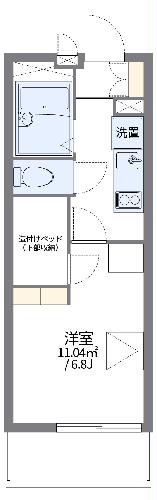 レオパレスマースの間取り