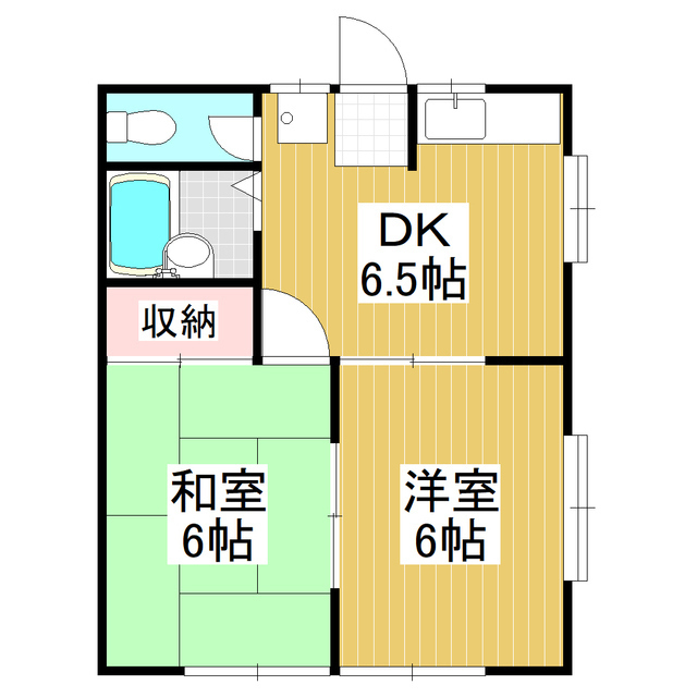 【タカギハイツ豊丘の間取り】