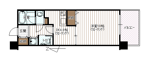 ビブレ高木の間取り