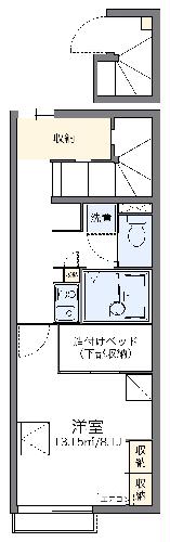 レオパレスアイランドの間取り