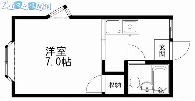 コーストフラッツ双葉の間取り