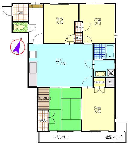 松屋ビル’９１の間取り