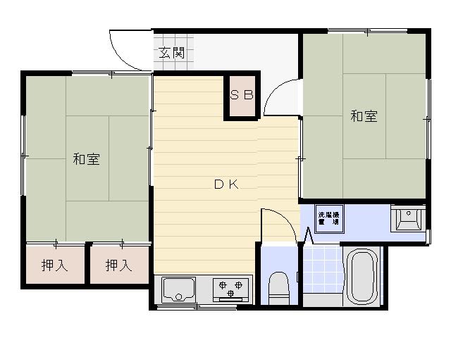 坂本町4丁目アパートの間取り