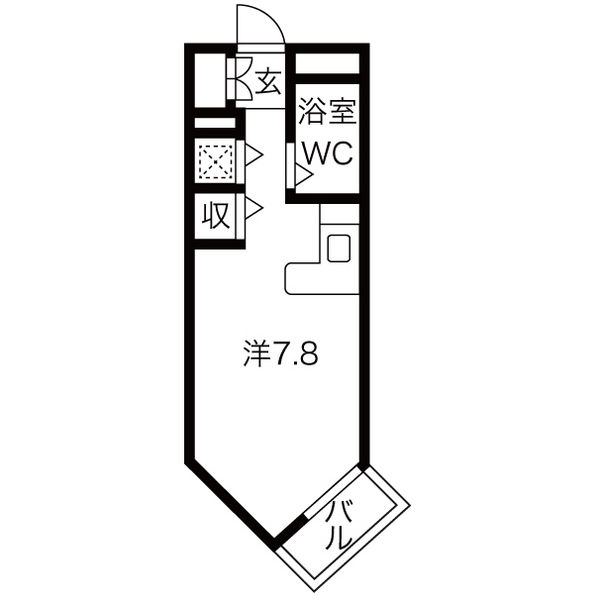 メゾンニックウの間取り