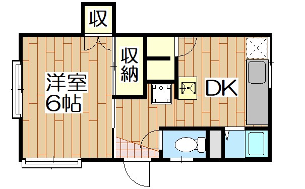 三愛ハイツの間取り