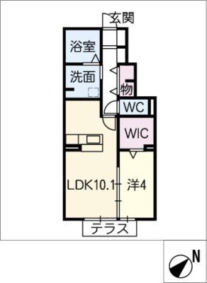 【セジュール　プーラの間取り】