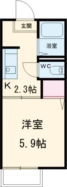 【スカイハイツの間取り】