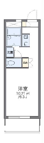 レオパレス谷津の間取り