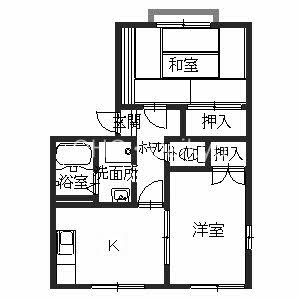 あかさかパークハイツの間取り