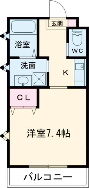 アンドローズの間取り