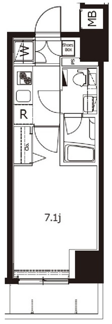 PREMIUM CUBE 東十条 Ariaの間取り