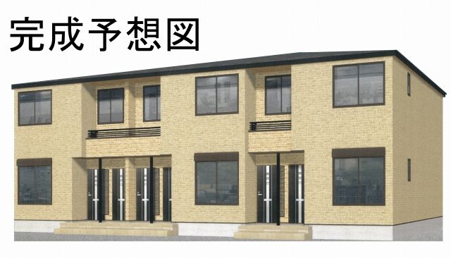 【前橋市石倉町のアパートの建物外観】