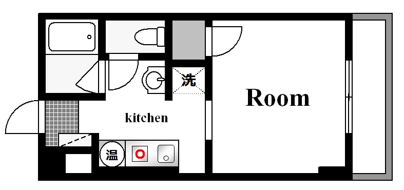 ベルメゾン新見の間取り