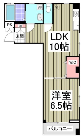 さいたま市大宮区仲町のマンションの間取り