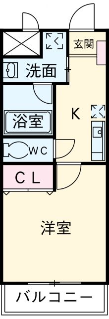 スカイパレス山之手の間取り