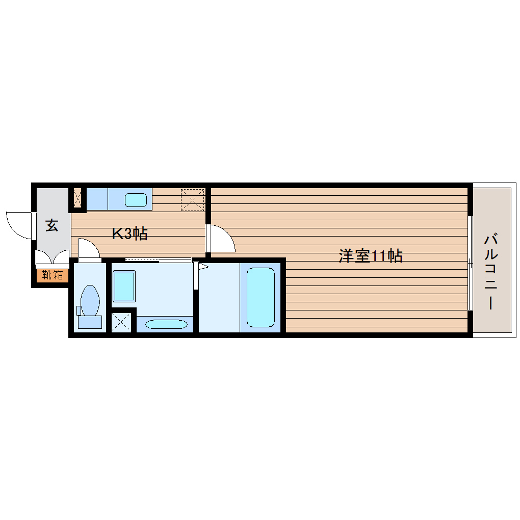 クレガ東照宮の間取り