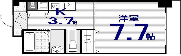 広島市東区二葉の里のマンションの間取り