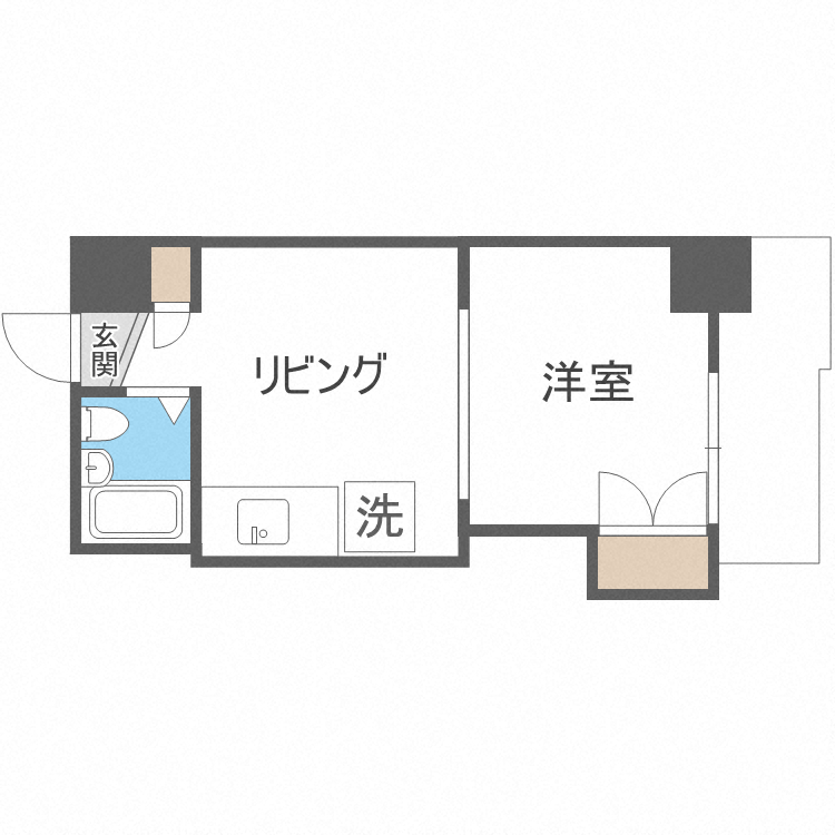 サウスフォーIの間取り