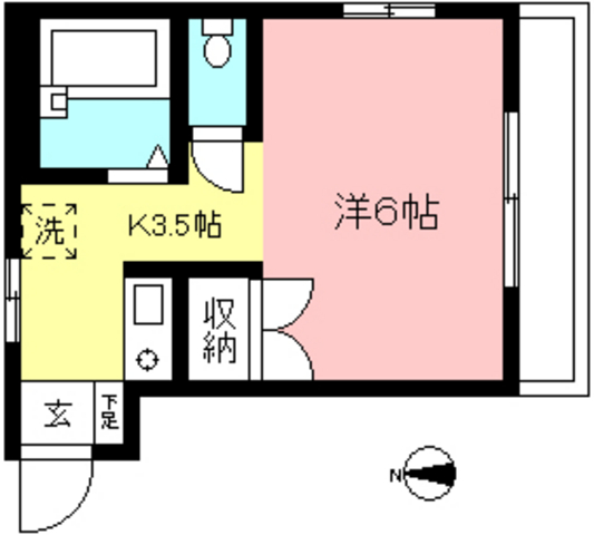 世田谷区船橋のマンションの間取り