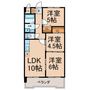 ファミール元柴田東町の間取り