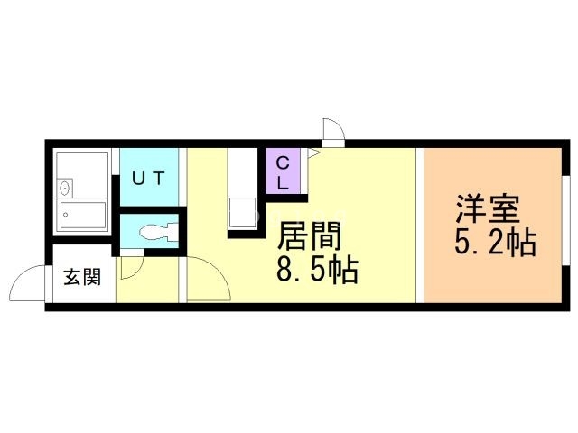 アムール大通東の間取り