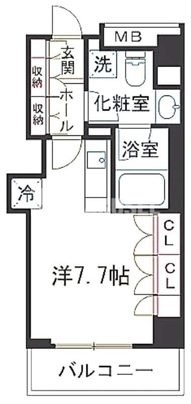 目黒区八雲のマンションの間取り