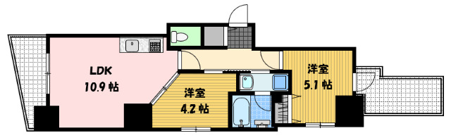 ＶＩＶＩＡ（ヴィヴィア）の間取り