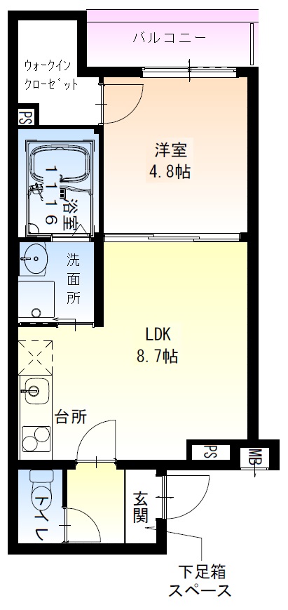 フジパレス高石3番館の間取り