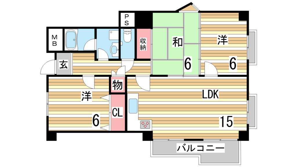 モンテヴィラ・アシヤの間取り