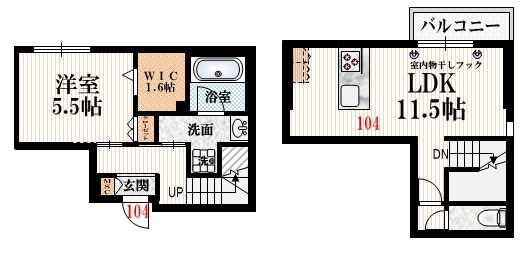 （仮）八幡山1丁目メゾンの間取り