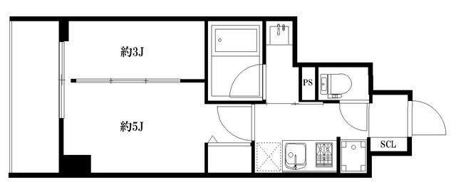 江東区亀戸のマンションの間取り