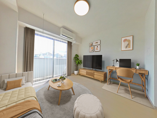 居室・リビング　※家具家電はＣＧ画像です。