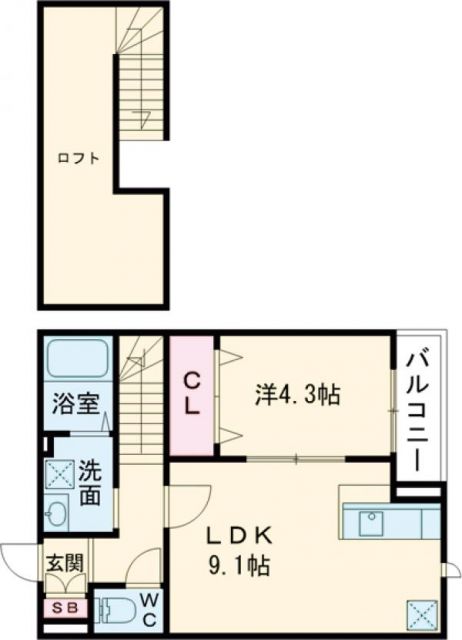 REALES小郡Plusの間取り