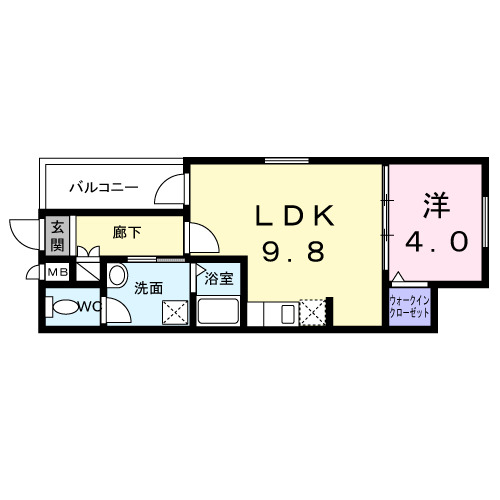 地下鉄谷町線 喜連瓜破駅 徒歩11分 3階建 築1年の間取り写真