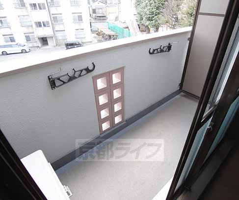 バルコニー　日当たり良好です