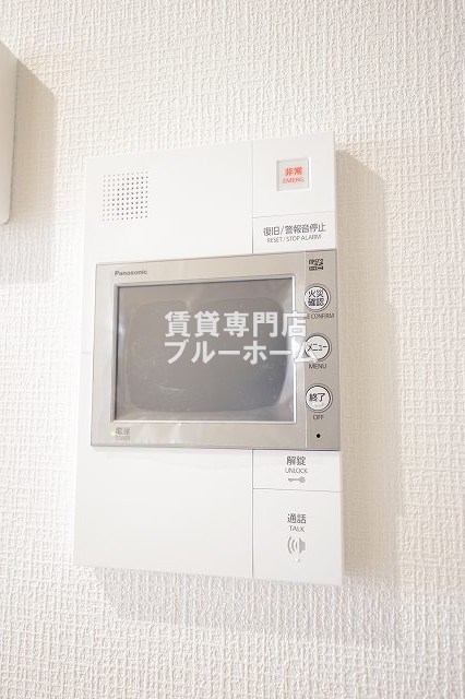 セキュリティ　安心のモニター付きインターホン！