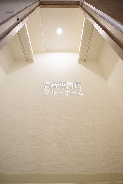 収納　大容量のウォークインクローゼット！