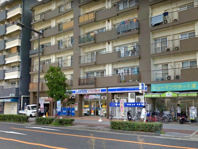 コンビニ　ローソンドラッグミック湯里東店（コンビニ）まで324m