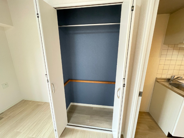 収納　クローゼット付きです