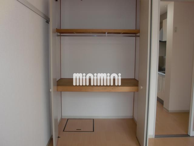 収納　洋間の押入れです。たっぷり入ります。