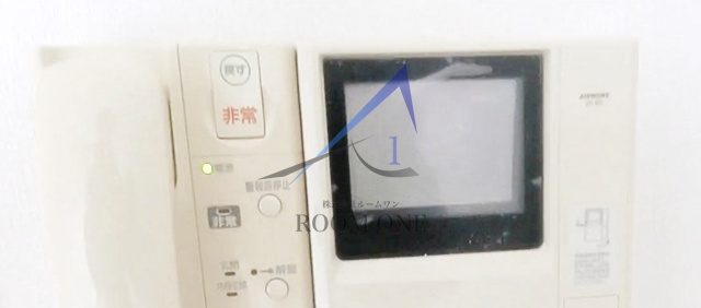 セキュリティ　モニター付きインターホンです。