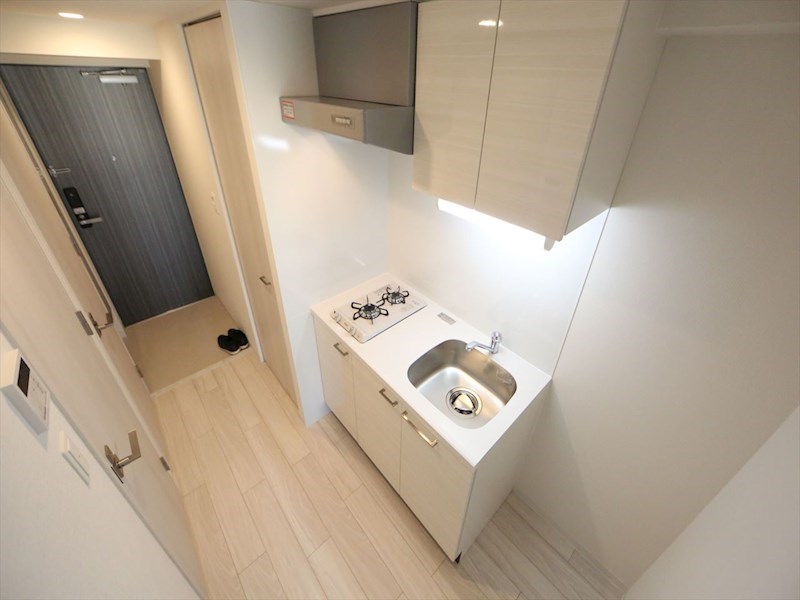 キッチン　システムキッチン（ガス2口コンロ付）