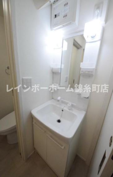 洗面設備　※建築中のため参考写真となります。
