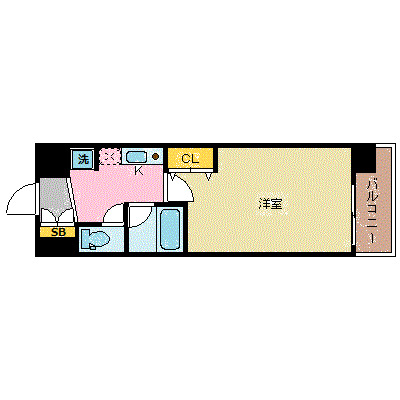 レジュールアッシュ梅田EASTの間取り写真