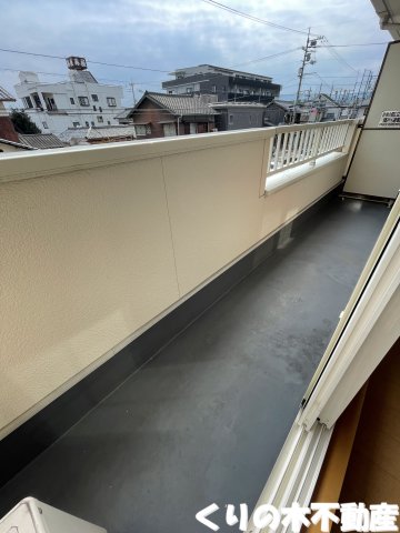 バルコニー　落ち着いた時間を過ごせるバルコニーです